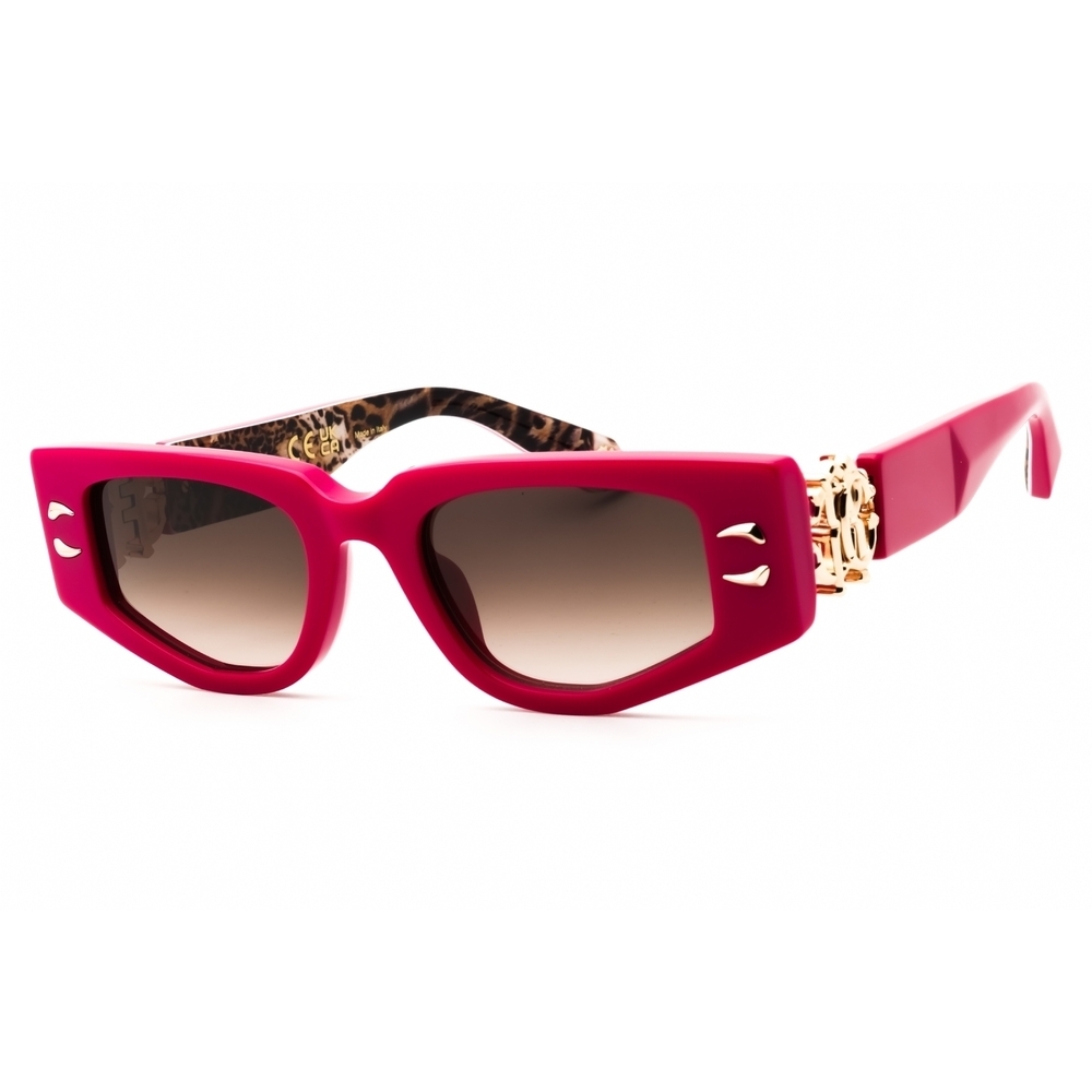 Roberto Cavalli 594171 Sunglasses Fuchsia Acetate Oval